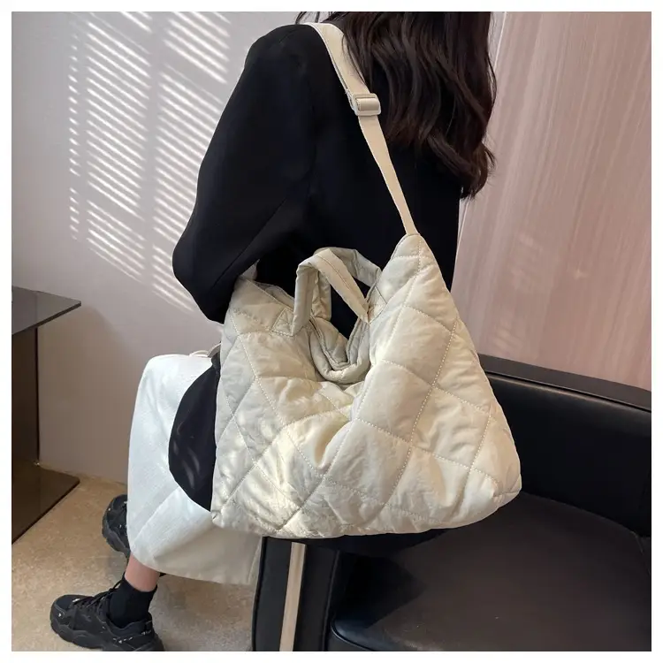 Autumn & Winter Crossbody Bag Waxy Cotton Large Capacity — feature 12