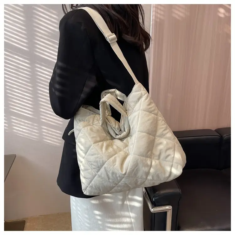 Autumn & Winter Crossbody Bag Waxy Cotton Large Capacity — feature 13