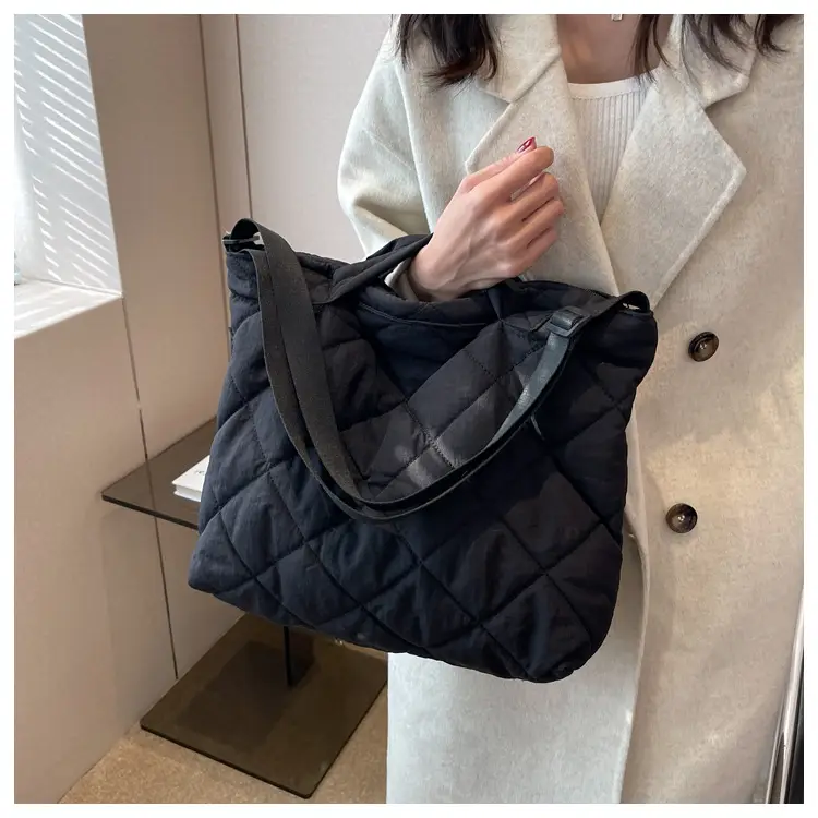 Autumn & Winter Crossbody Bag Waxy Cotton Large Capacity — feature 14