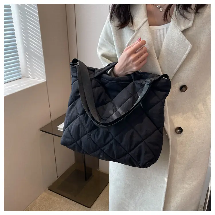 Autumn & Winter Crossbody Bag Waxy Cotton Large Capacity — feature 15