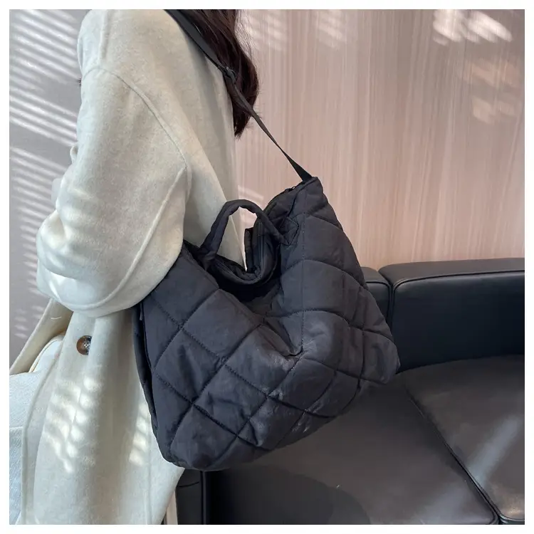 Autumn & Winter Crossbody Bag Waxy Cotton Large Capacity — feature 16