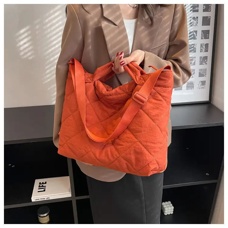 Autumn & Winter Crossbody Bag Waxy Cotton Large Capacity — feature 18