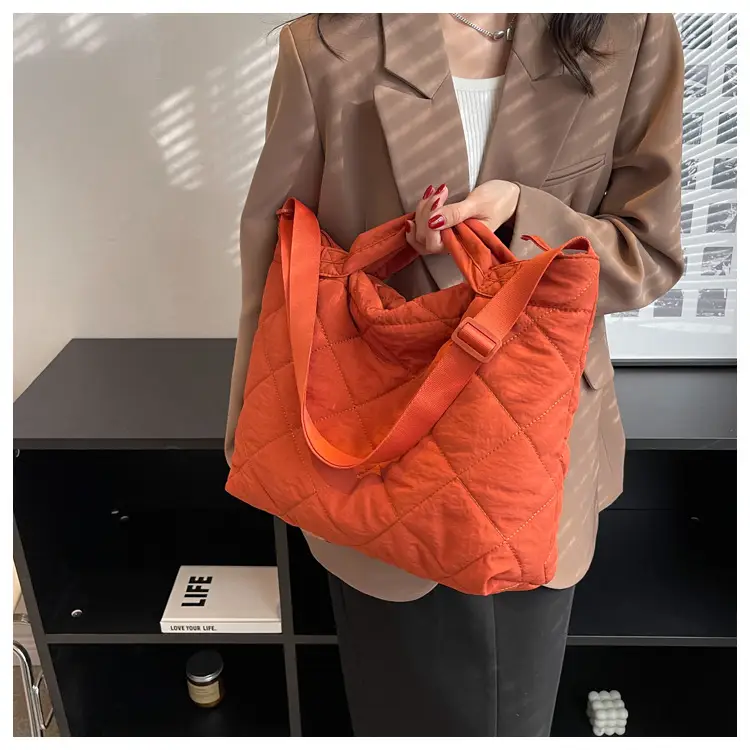 Autumn & Winter Crossbody Bag Waxy Cotton Large Capacity — feature 19