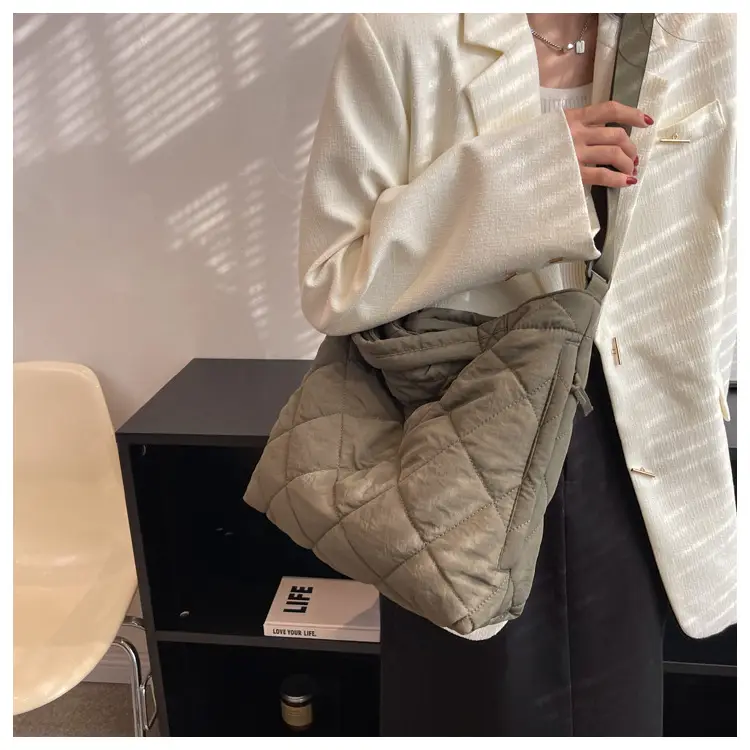 Autumn & Winter Crossbody Bag Waxy Cotton Large Capacity — feature 23