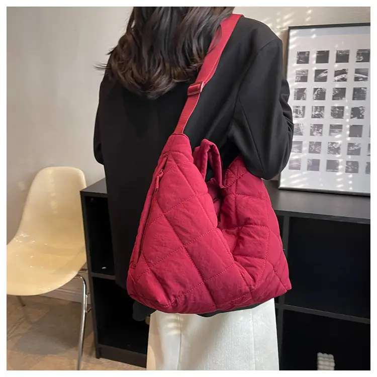 Autumn & Winter Crossbody Bag Waxy Cotton Large Capacity — feature 27