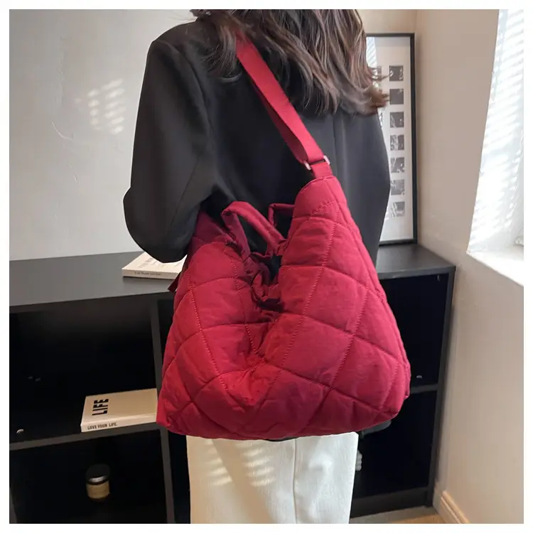 Autumn & Winter Crossbody Bag Waxy Cotton Large Capacity — feature 28