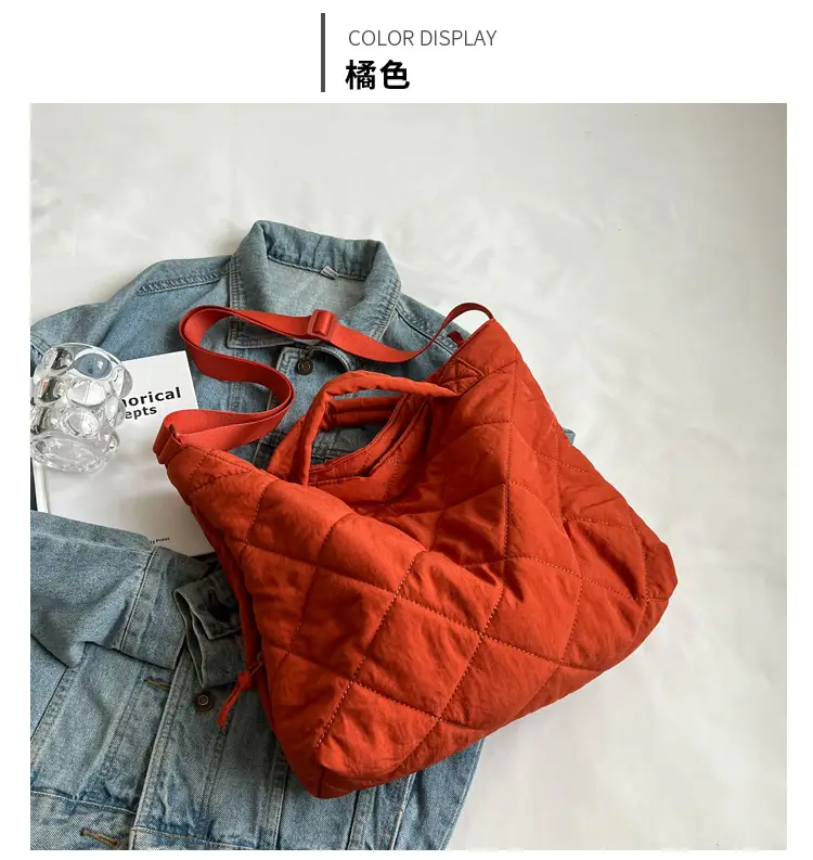 Autumn & Winter Crossbody Bag Waxy Cotton Large Capacity — feature 31