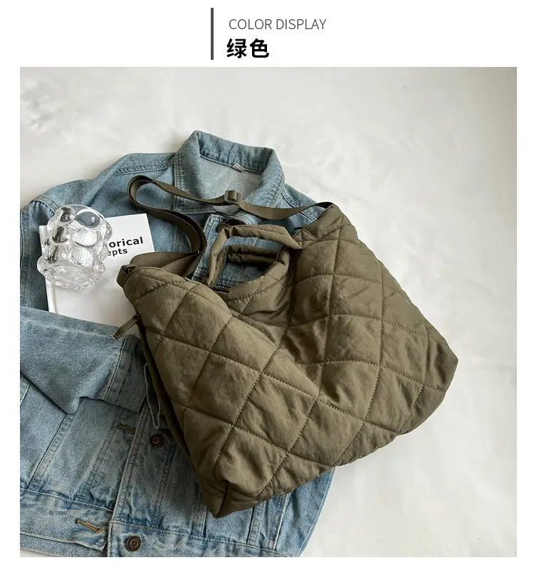 Autumn & Winter Crossbody Bag Waxy Cotton Large Capacity — feature 32
