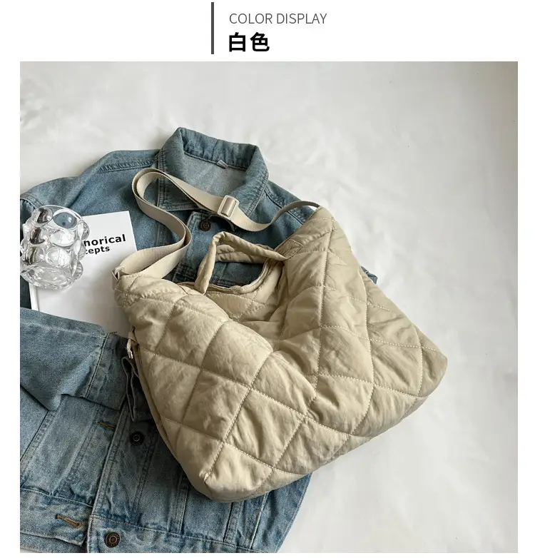 Autumn & Winter Crossbody Bag Waxy Cotton Large Capacity — feature 33