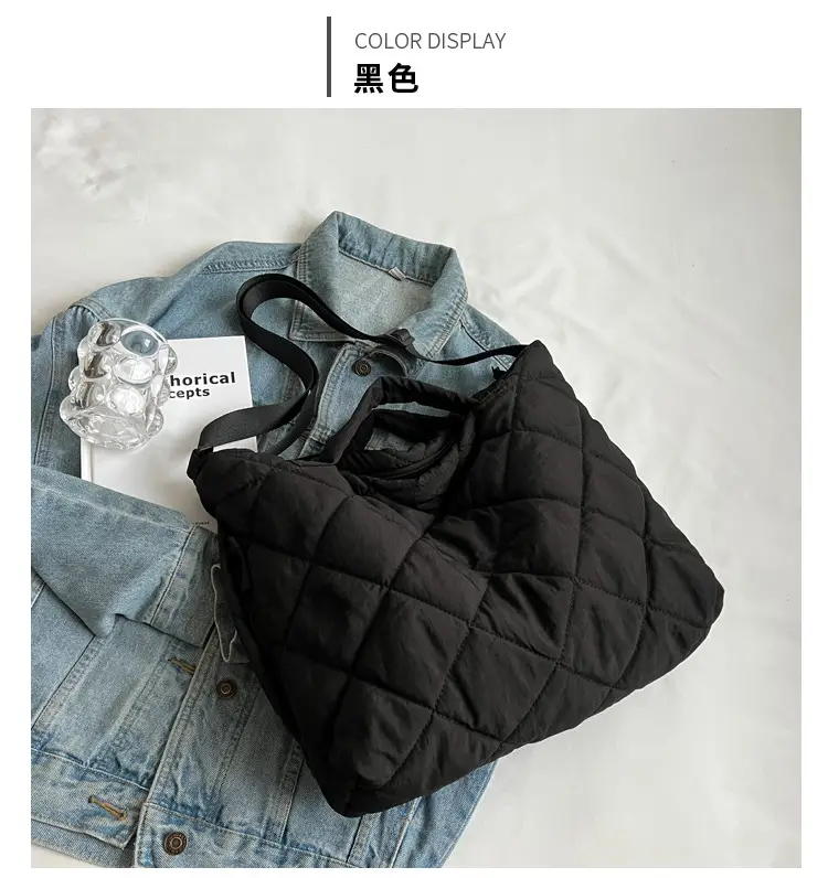 Autumn & Winter Crossbody Bag Waxy Cotton Large Capacity — feature 34