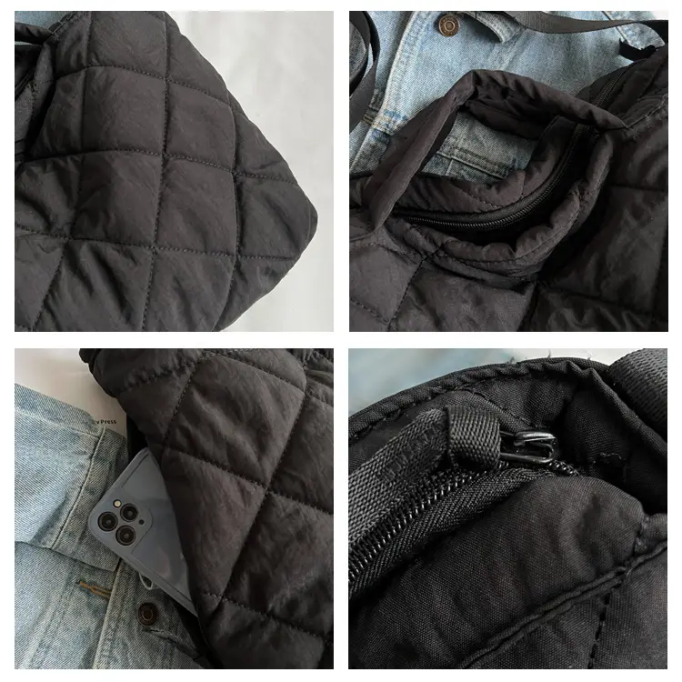 Autumn & Winter Crossbody Bag Waxy Cotton Large Capacity — feature 8