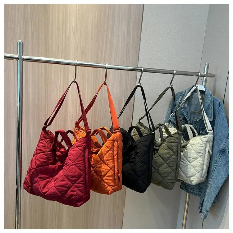 Autumn & Winter Crossbody Bag Waxy Cotton Large Capacity — feature 9