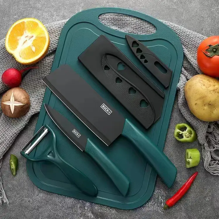 Stainless Steel Two-In-One Kitchen Knife Set - Image 27
