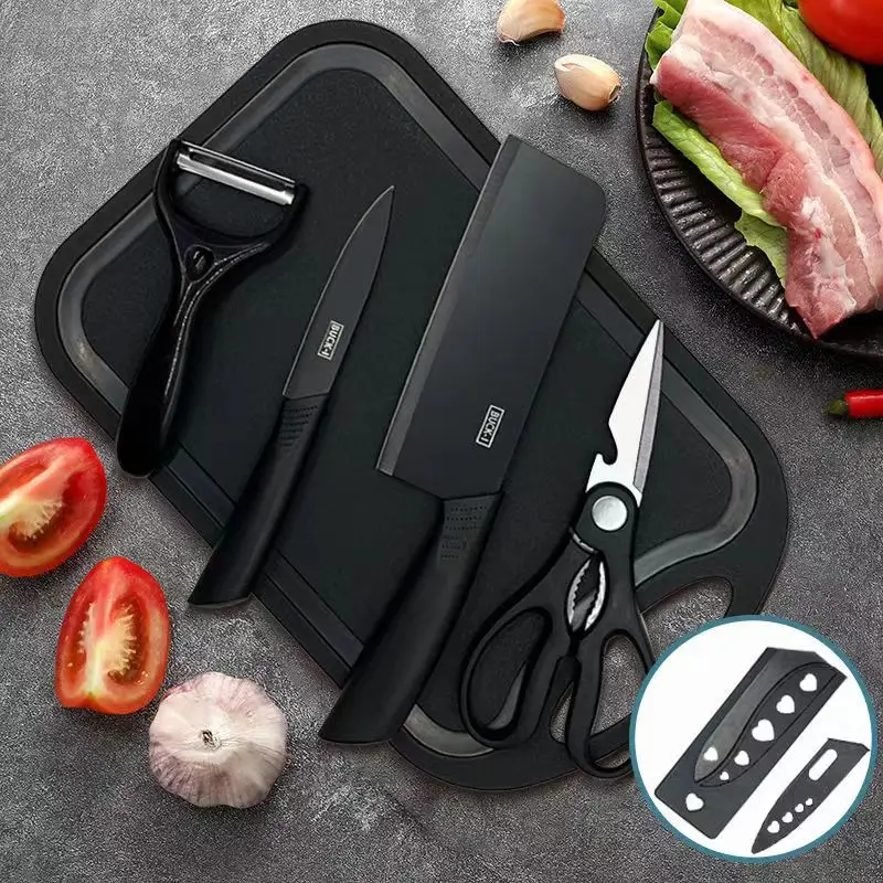Stainless Steel Two-In-One Kitchen Knife Set - Image 21