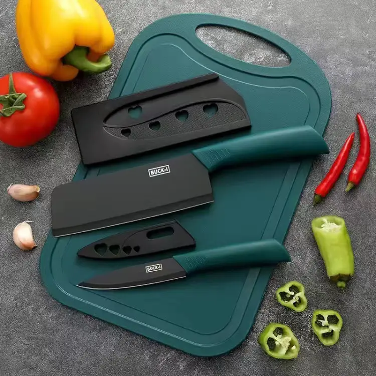 Stainless Steel Two-In-One Kitchen Knife Set - Image 14