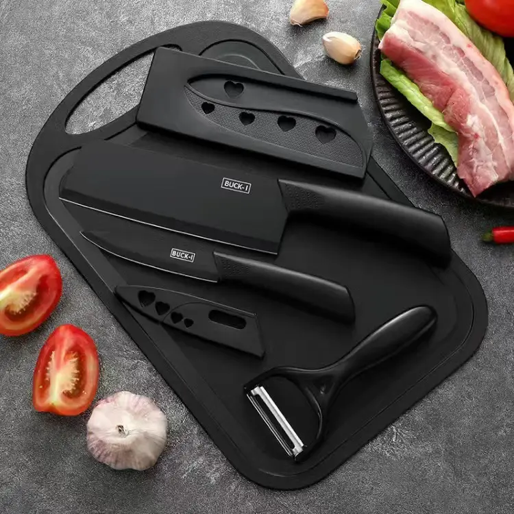 Stainless Steel Two-In-One Kitchen Knife Set - Image 2