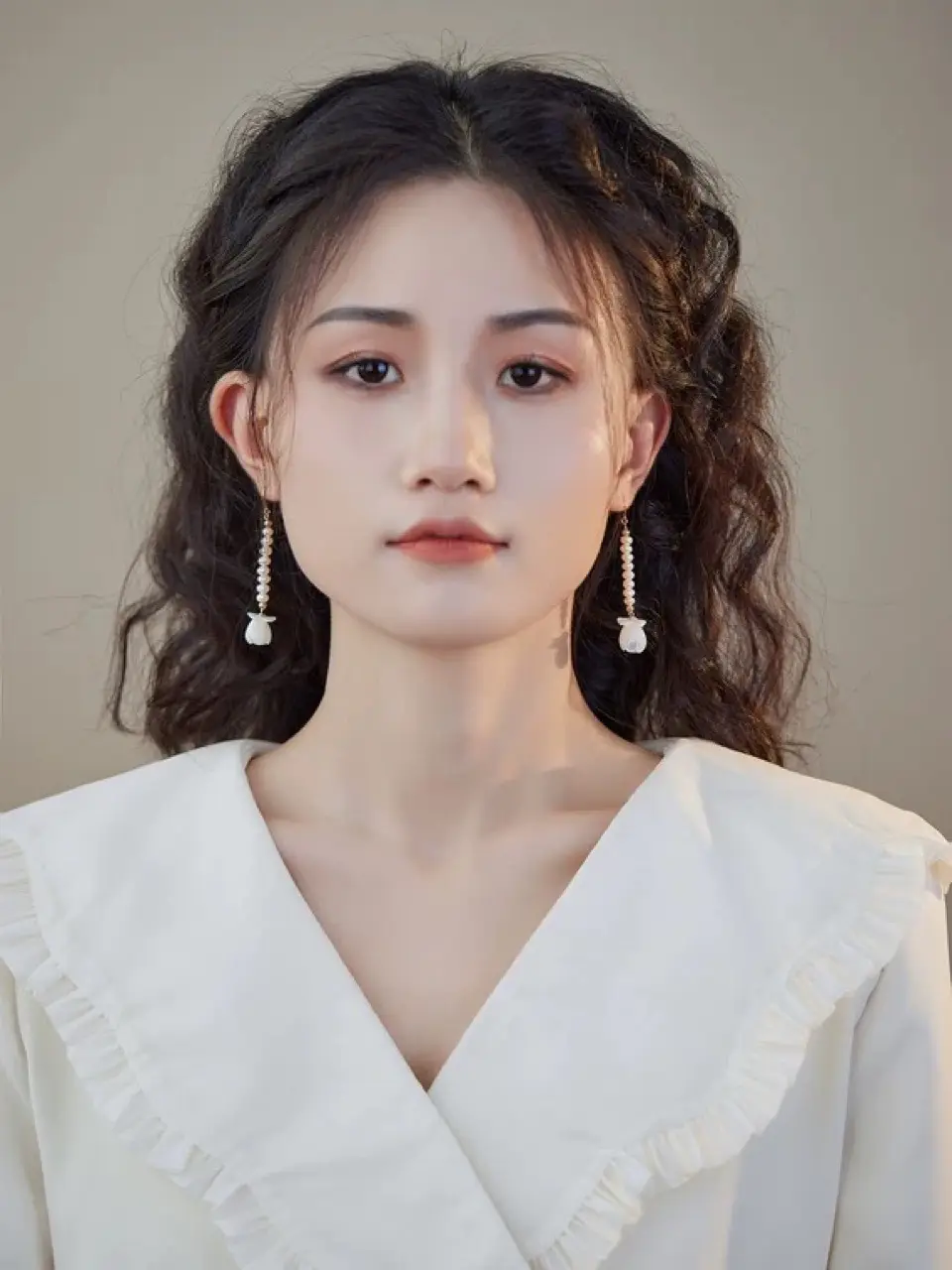 Natural Pearl Earrings for Women with Long Design — feature 4