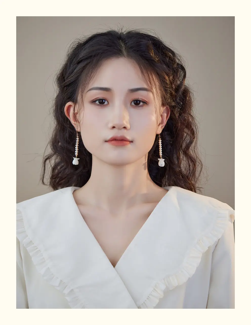Natural Pearl Earrings for Women with Long Design — feature 9