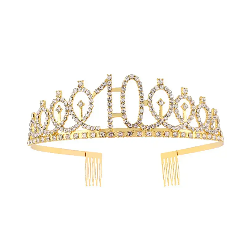 European & American Birthday Crown with Rhinestones - Image 12