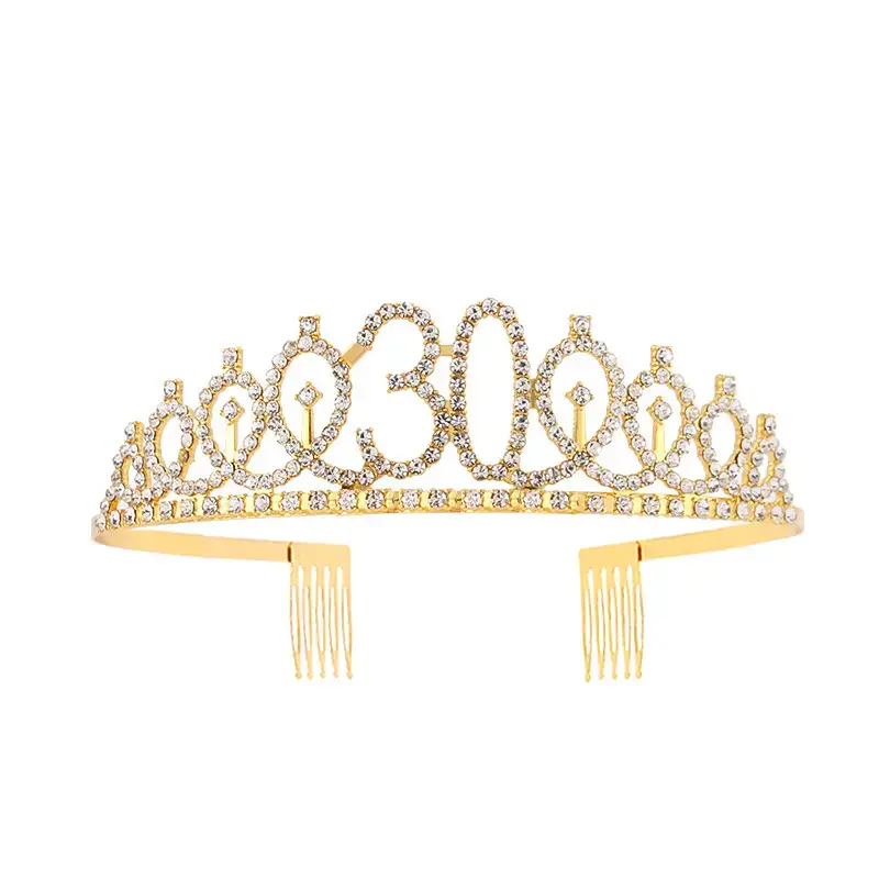 European & American Birthday Crown with Rhinestones - Image 17