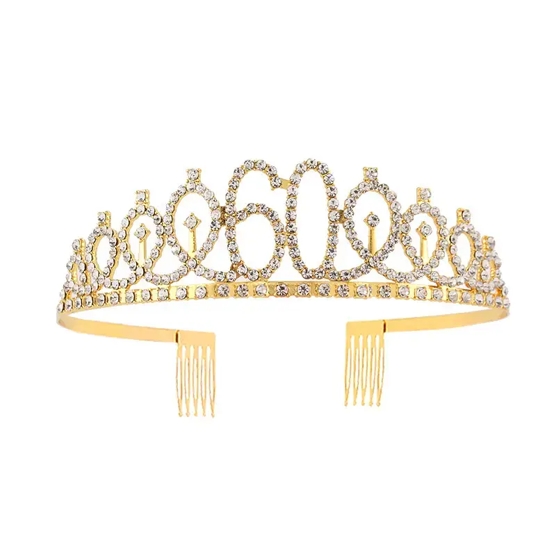 European & American Birthday Crown with Rhinestones - Image 20