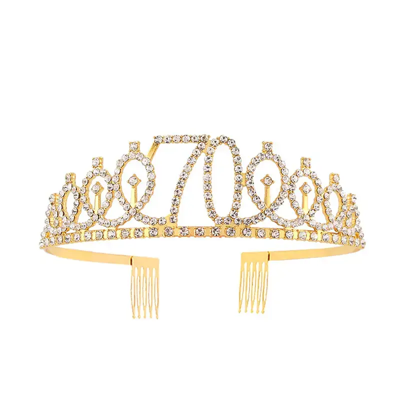 European & American Birthday Crown with Rhinestones - Image 21