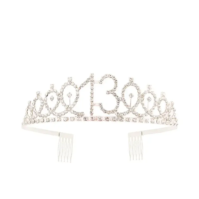 European & American Birthday Crown with Rhinestones - Image 24