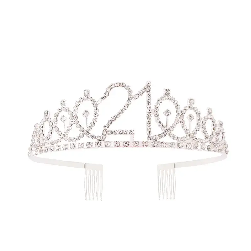 European & American Birthday Crown with Rhinestones - Image 27