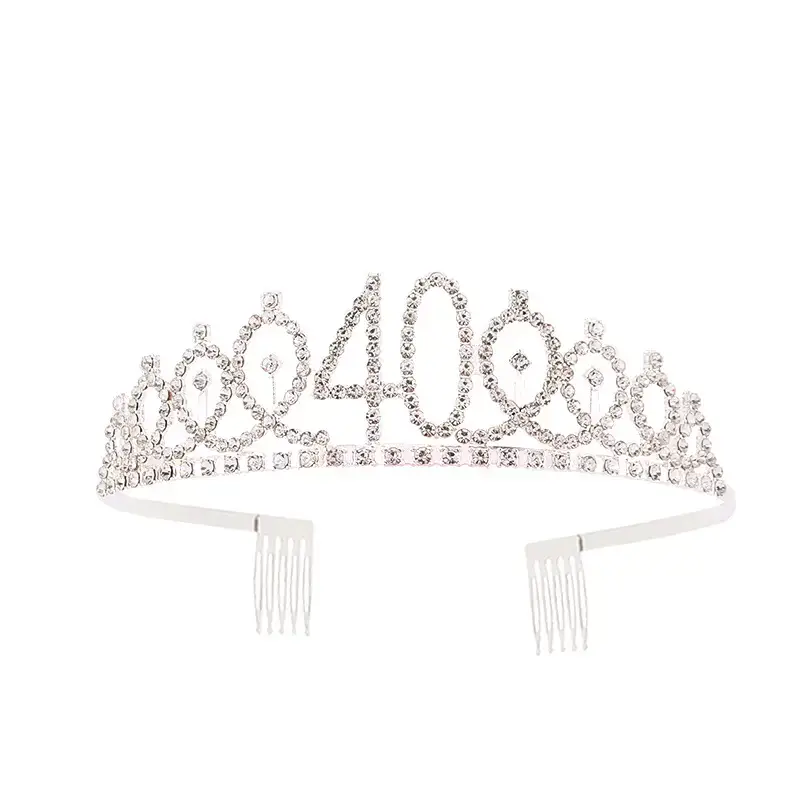 European & American Birthday Crown with Rhinestones - Image 29