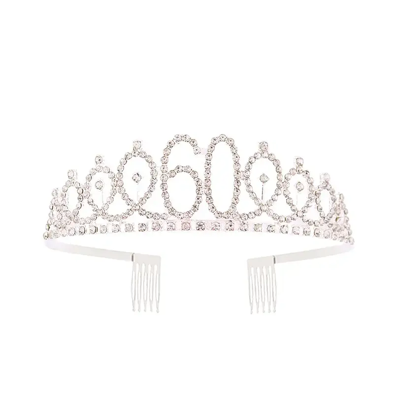 European & American Birthday Crown with Rhinestones - Image 31
