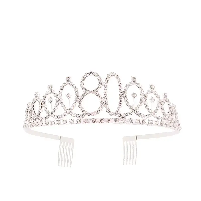European & American Birthday Crown with Rhinestones - Image 33