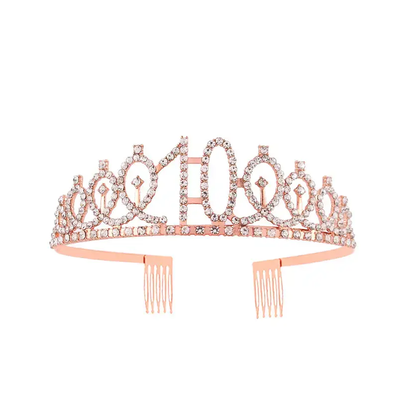 European & American Birthday Crown with Rhinestones - Image 34