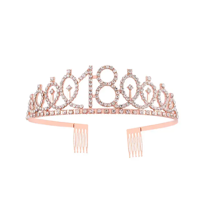 European & American Birthday Crown with Rhinestones - Image 37