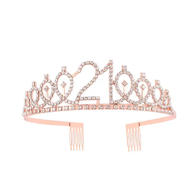 European & American Birthday Crown with Rhinestones - Image 38