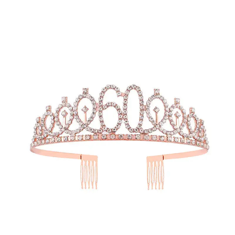 European & American Birthday Crown with Rhinestones - Image 42