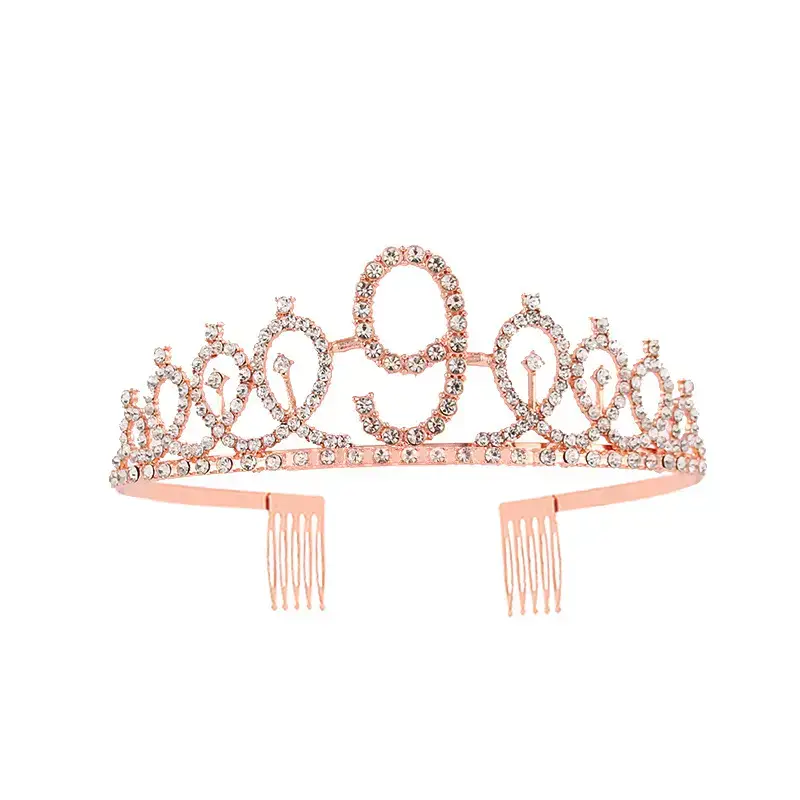 European & American Birthday Crown with Rhinestones - Image 51