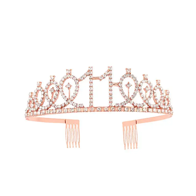 European & American Birthday Crown with Rhinestones - Image 52
