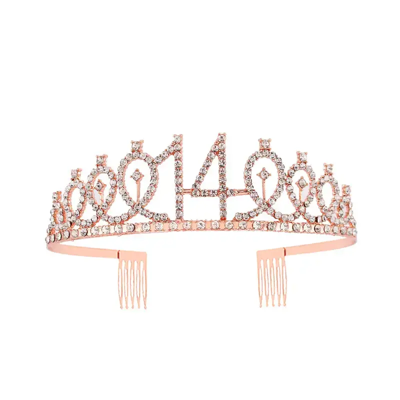 European & American Birthday Crown with Rhinestones - Image 54