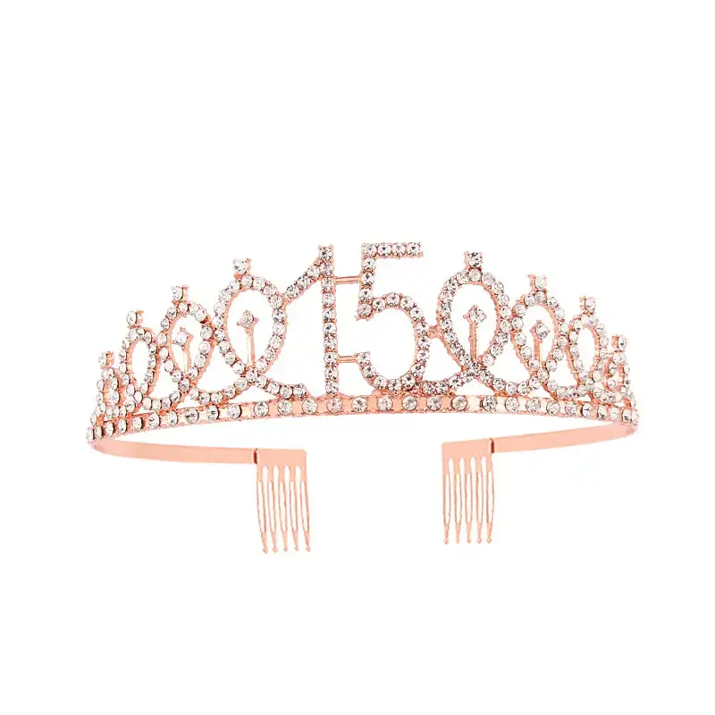 European & American Birthday Crown with Rhinestones - Image 55