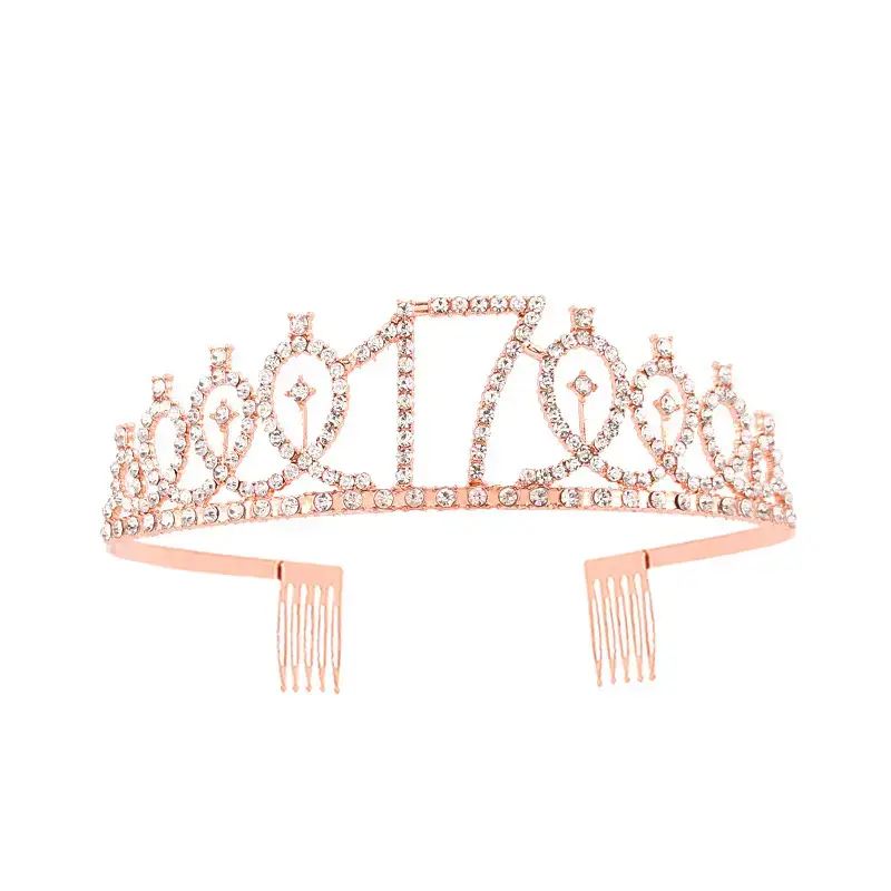European & American Birthday Crown with Rhinestones - Image 56