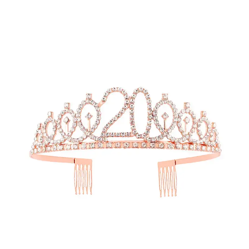 European & American Birthday Crown with Rhinestones - Image 58