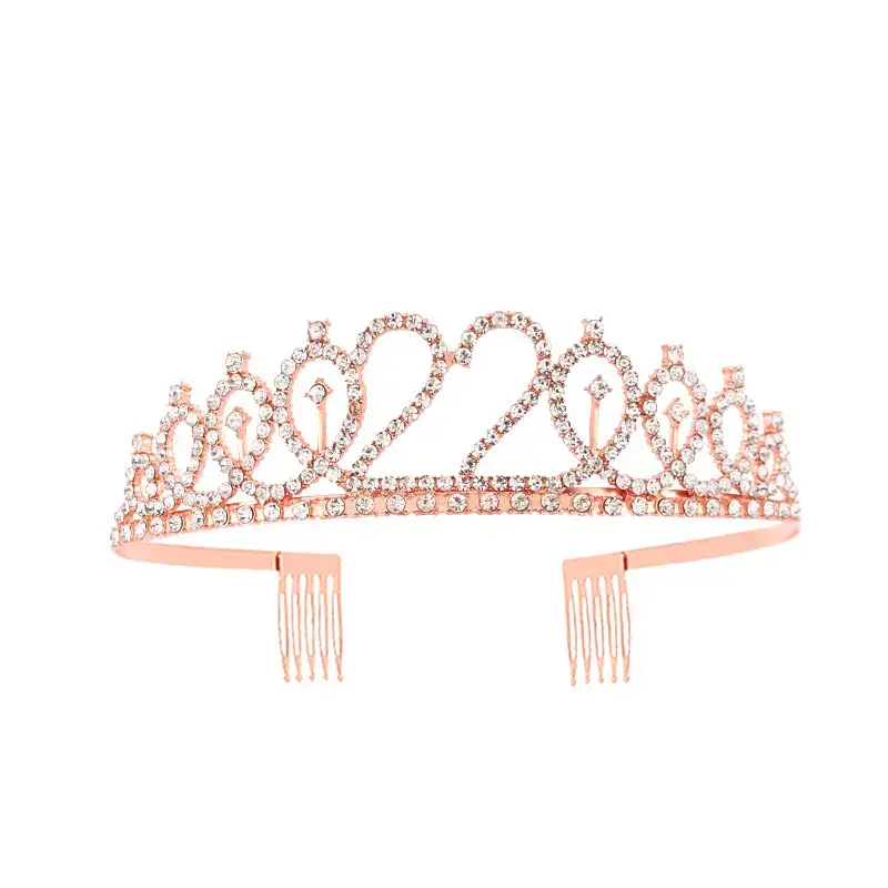 European & American Birthday Crown with Rhinestones - Image 59