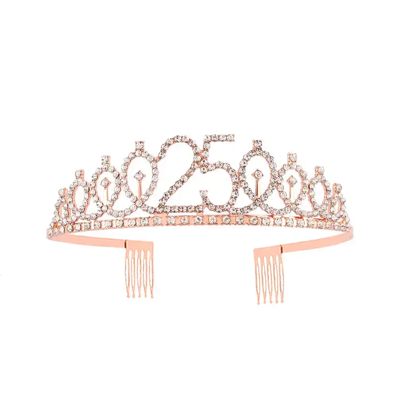 European & American Birthday Crown with Rhinestones - Image 62