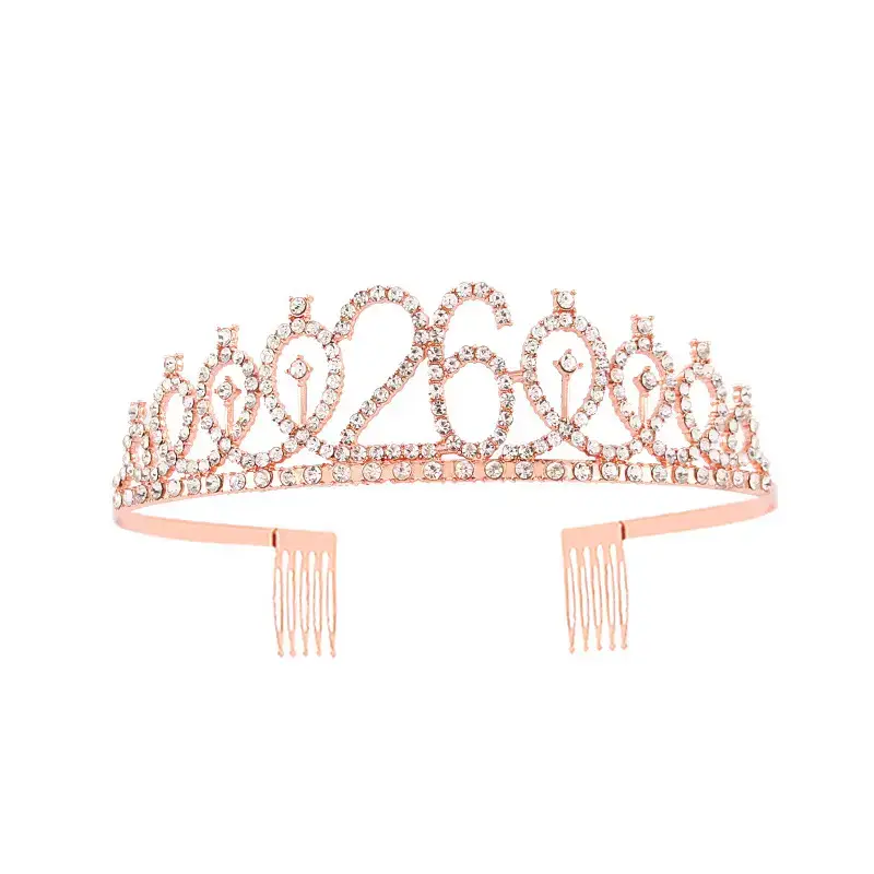 European & American Birthday Crown with Rhinestones - Image 63