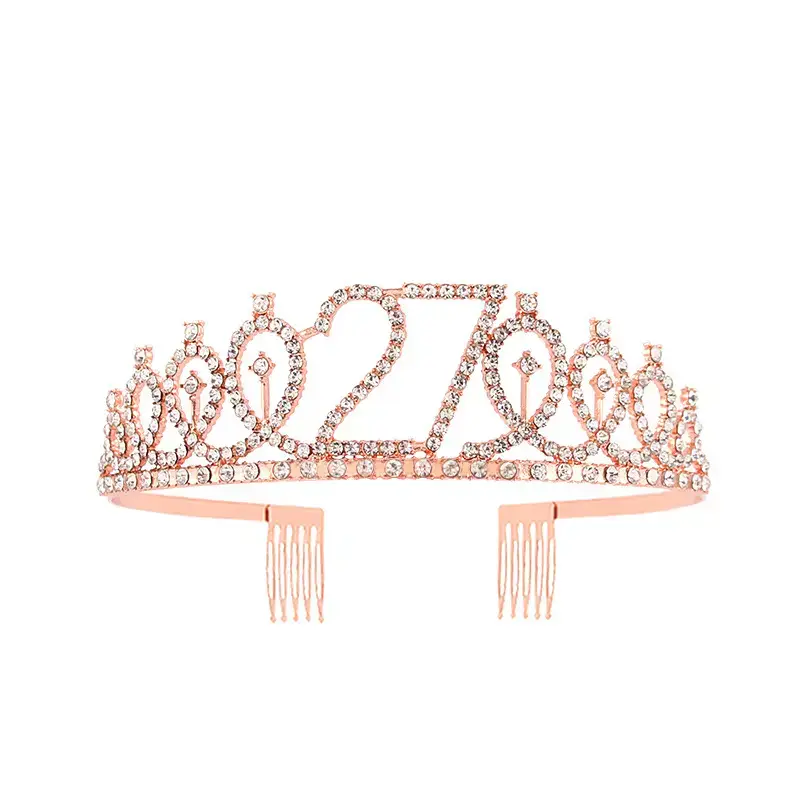 European & American Birthday Crown with Rhinestones - Image 64