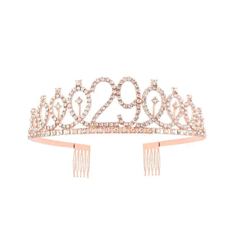 European & American Birthday Crown with Rhinestones - Image 66