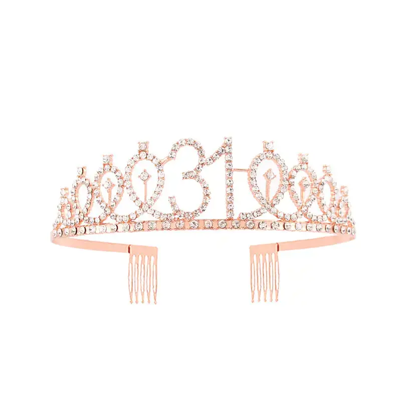 European & American Birthday Crown with Rhinestones - Image 67