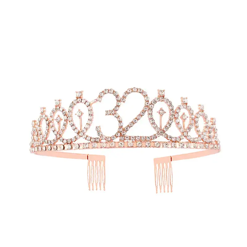 European & American Birthday Crown with Rhinestones - Image 68