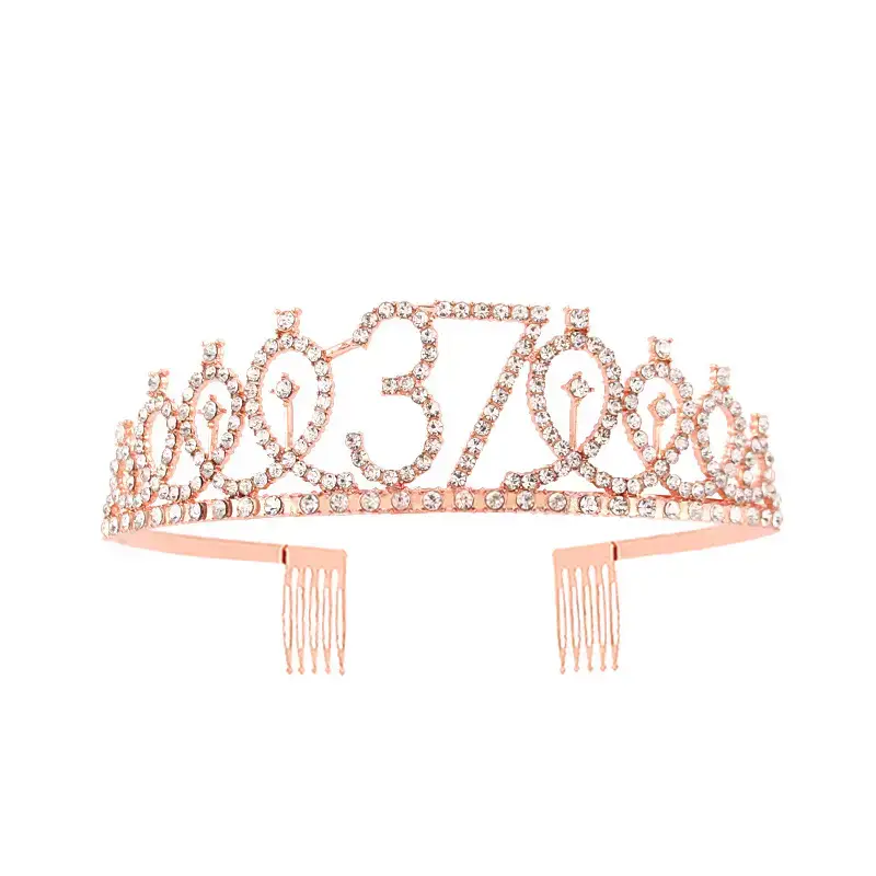 European & American Birthday Crown with Rhinestones - Image 73
