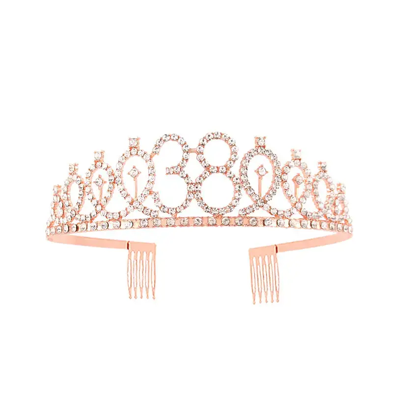 European & American Birthday Crown with Rhinestones - Image 74